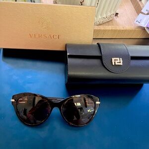 Versace sunglasses with case and box